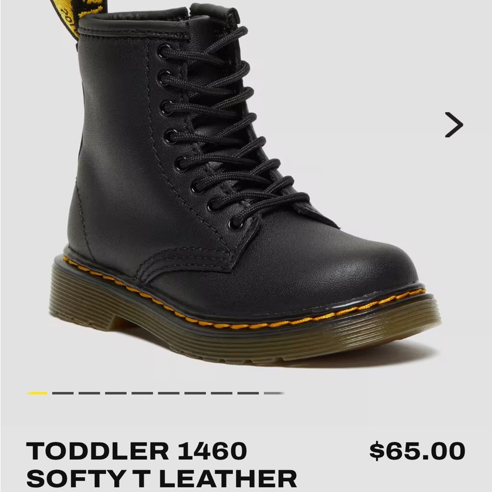 Toddler size 7 Dr Martens